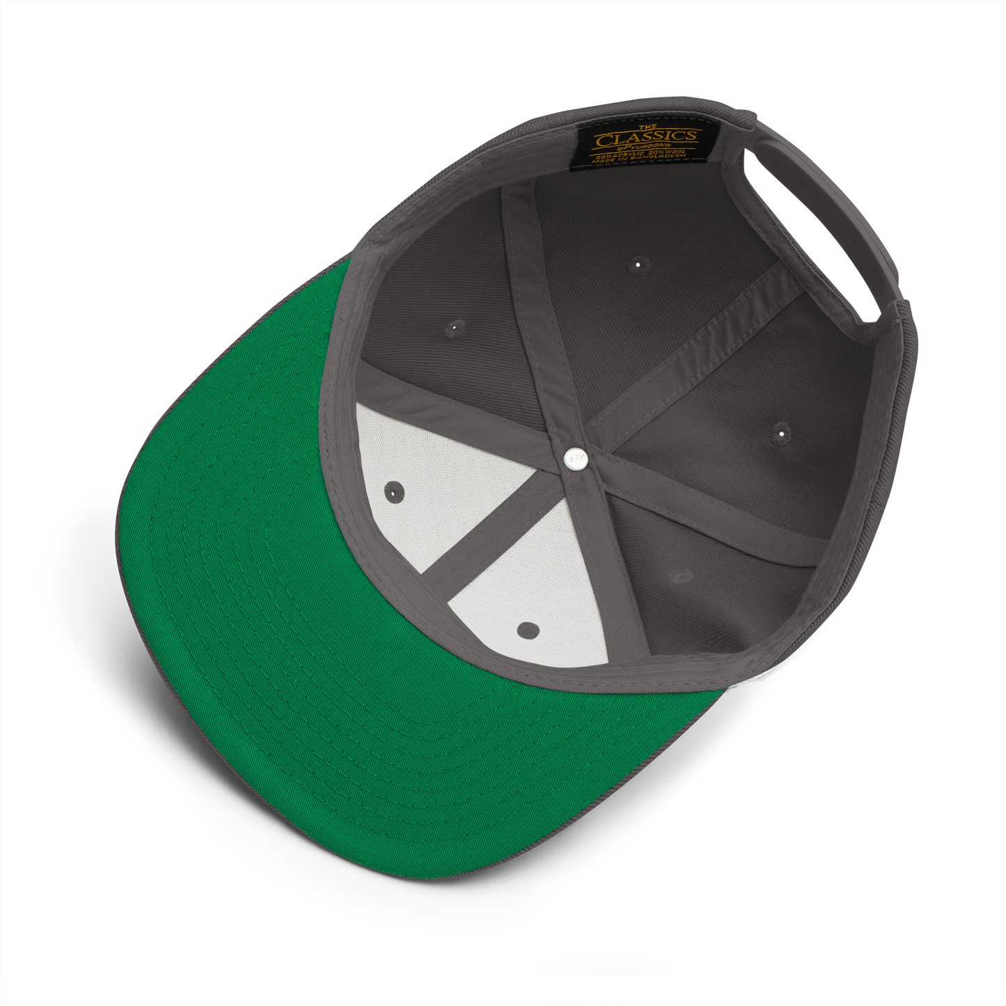 Fliplandia Logo - Embroidered Flatbill Snapback Hat