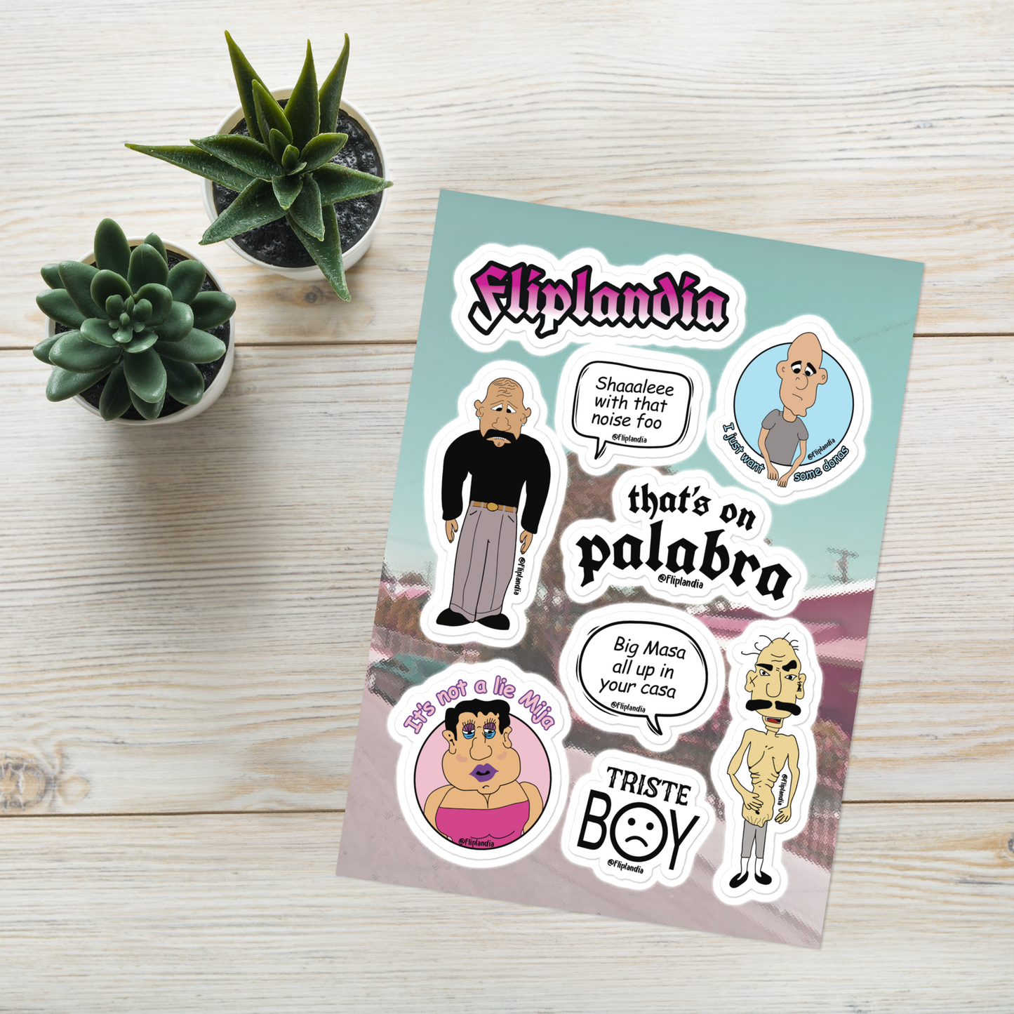 Fliplandia Series 1 - Multi-Sticker Sheet