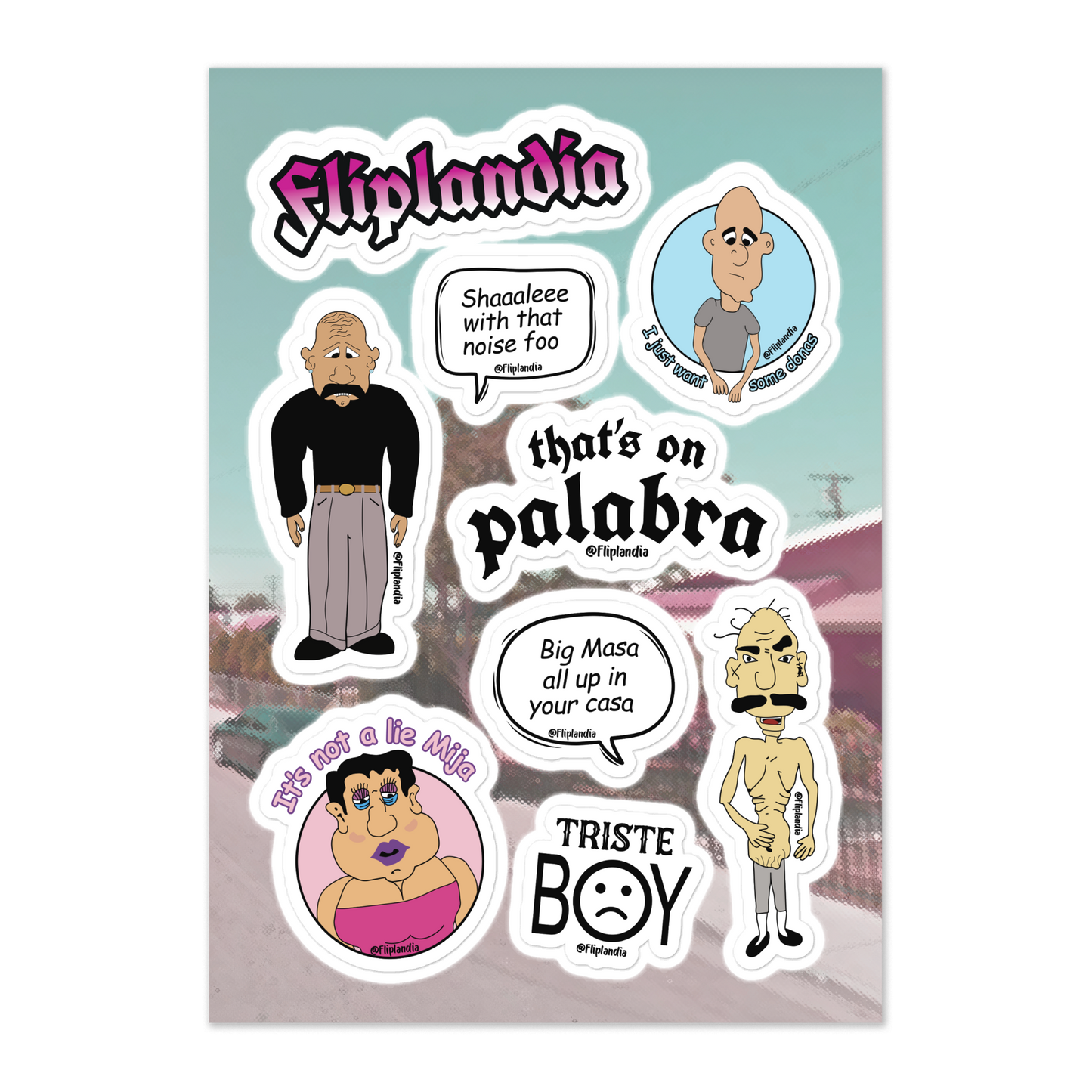 Fliplandia Series 1 - Multi-Sticker Sheet