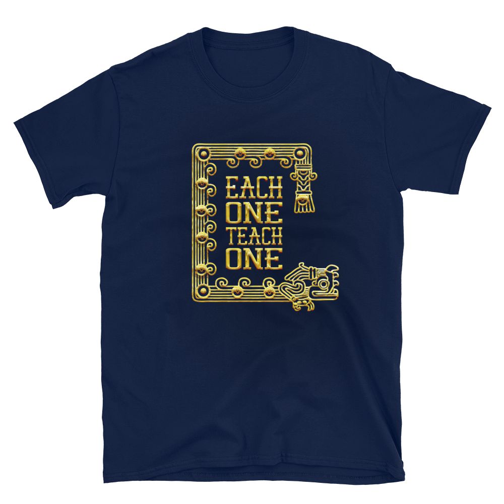 Gold Quetzalcoatl (Each One Teach One) - Unisex Short-Sleeve T-Shirt
