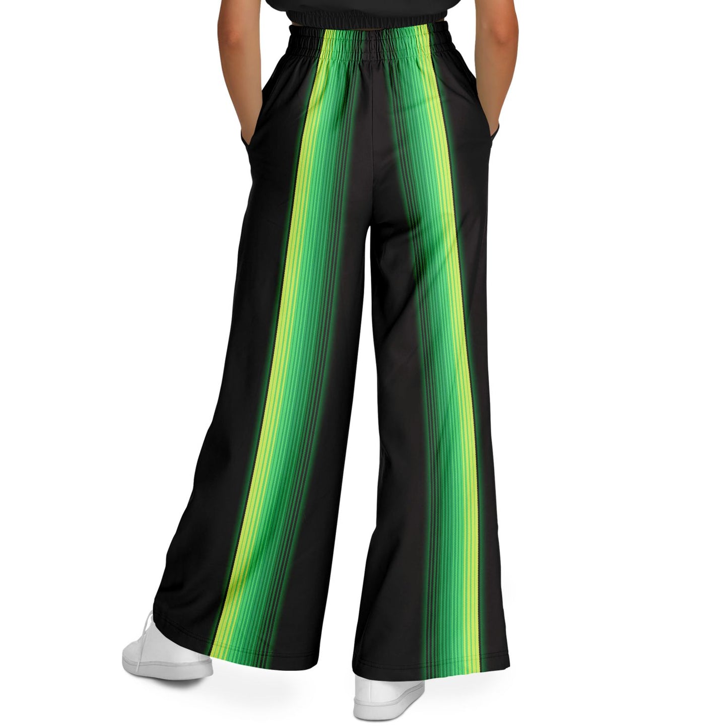 Green & Black Zarape - Flare Pant