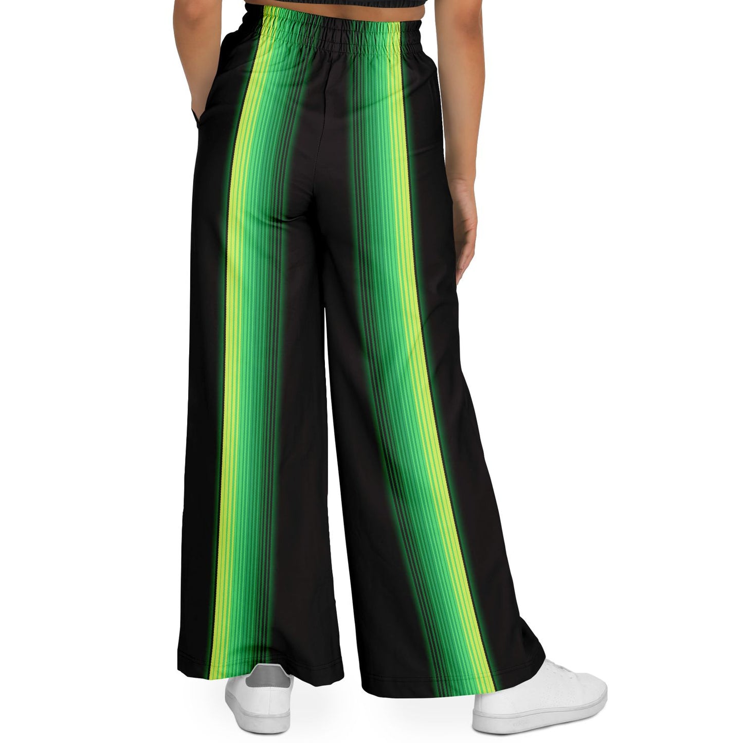 Green & Black Zarape - Flare Pant