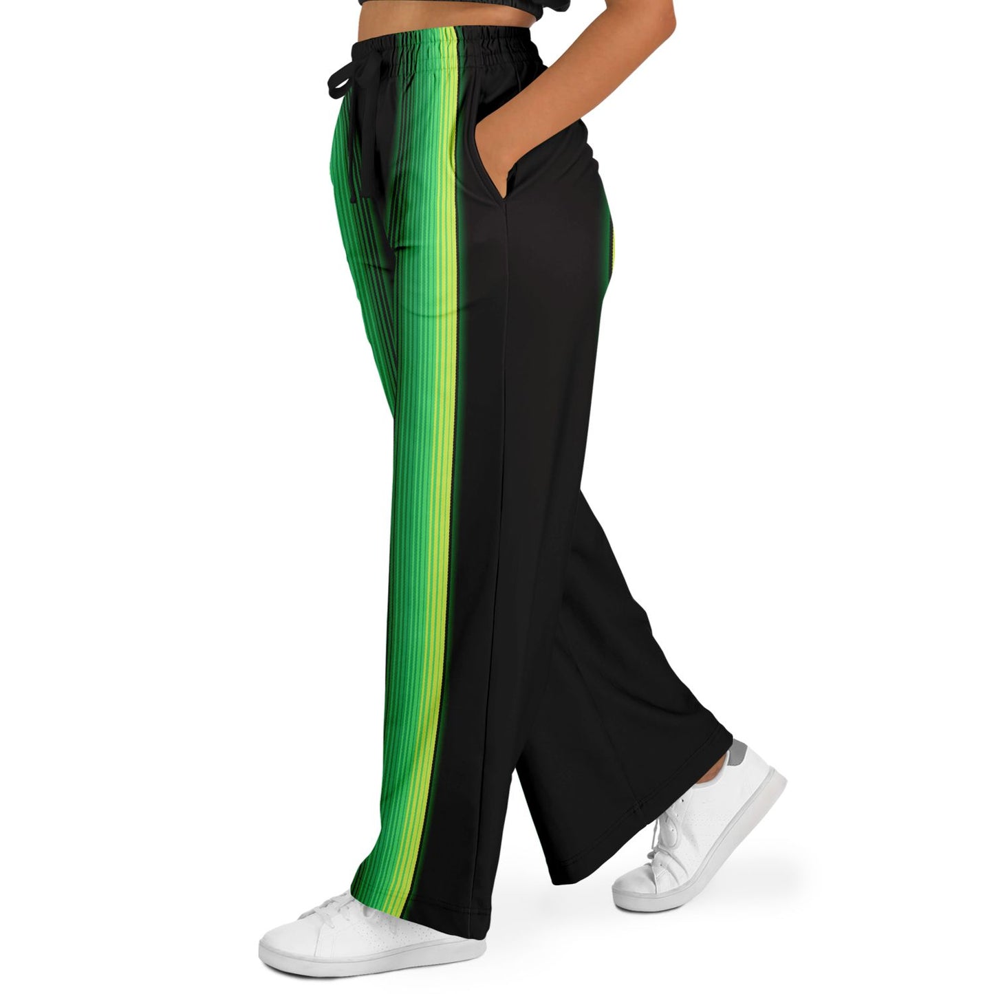 Green & Black Zarape - Flare Pant