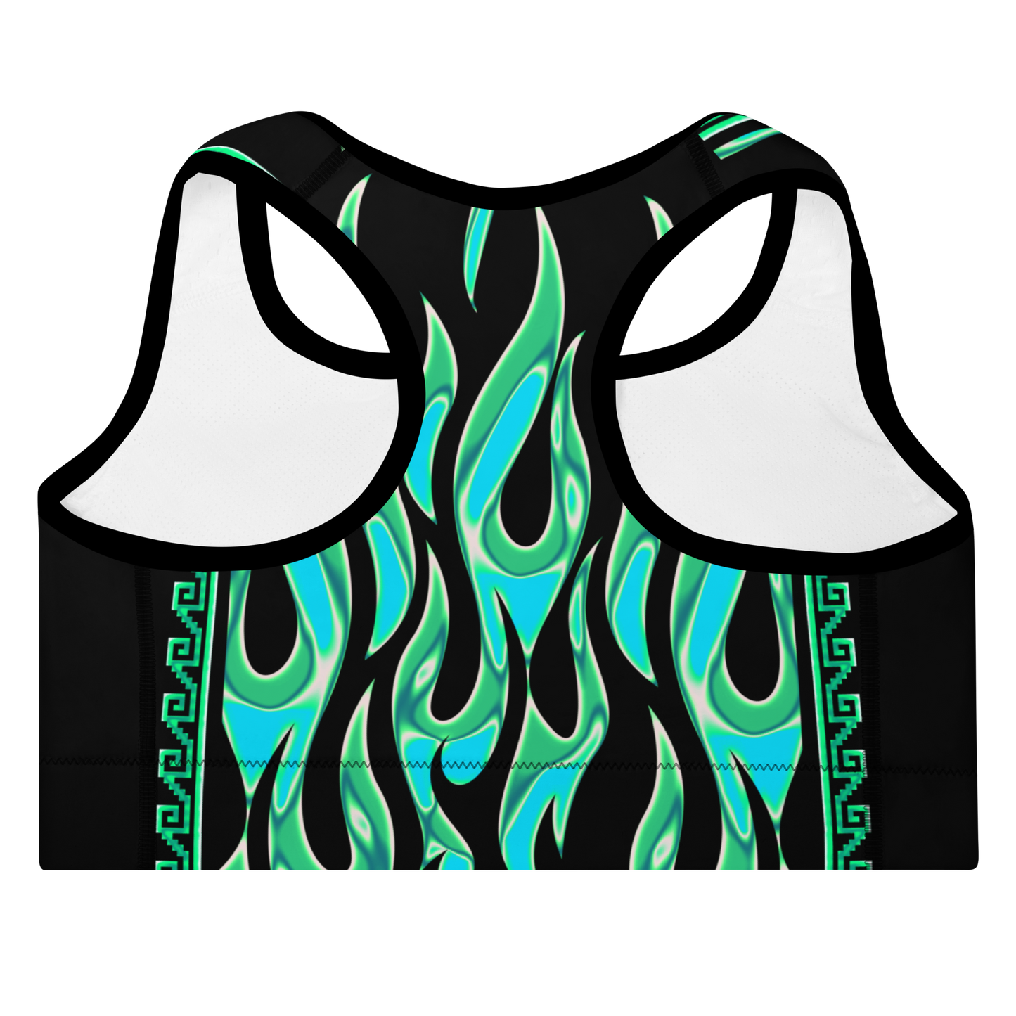 Green Chrome Charro (Escorpión/Scorpion) - Sports Bra