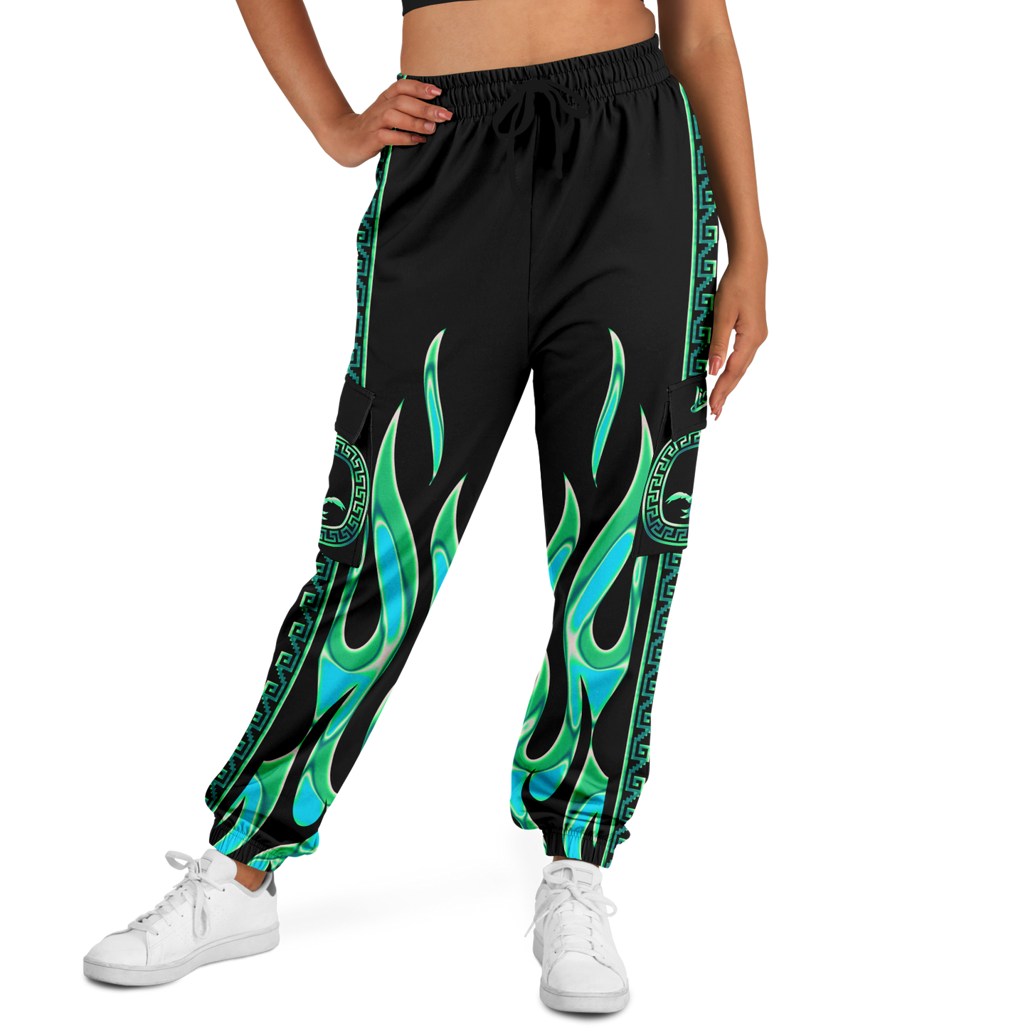 Green Chrome Charro (Escorpión/Scorpion) - Unisex Cargo Joggers