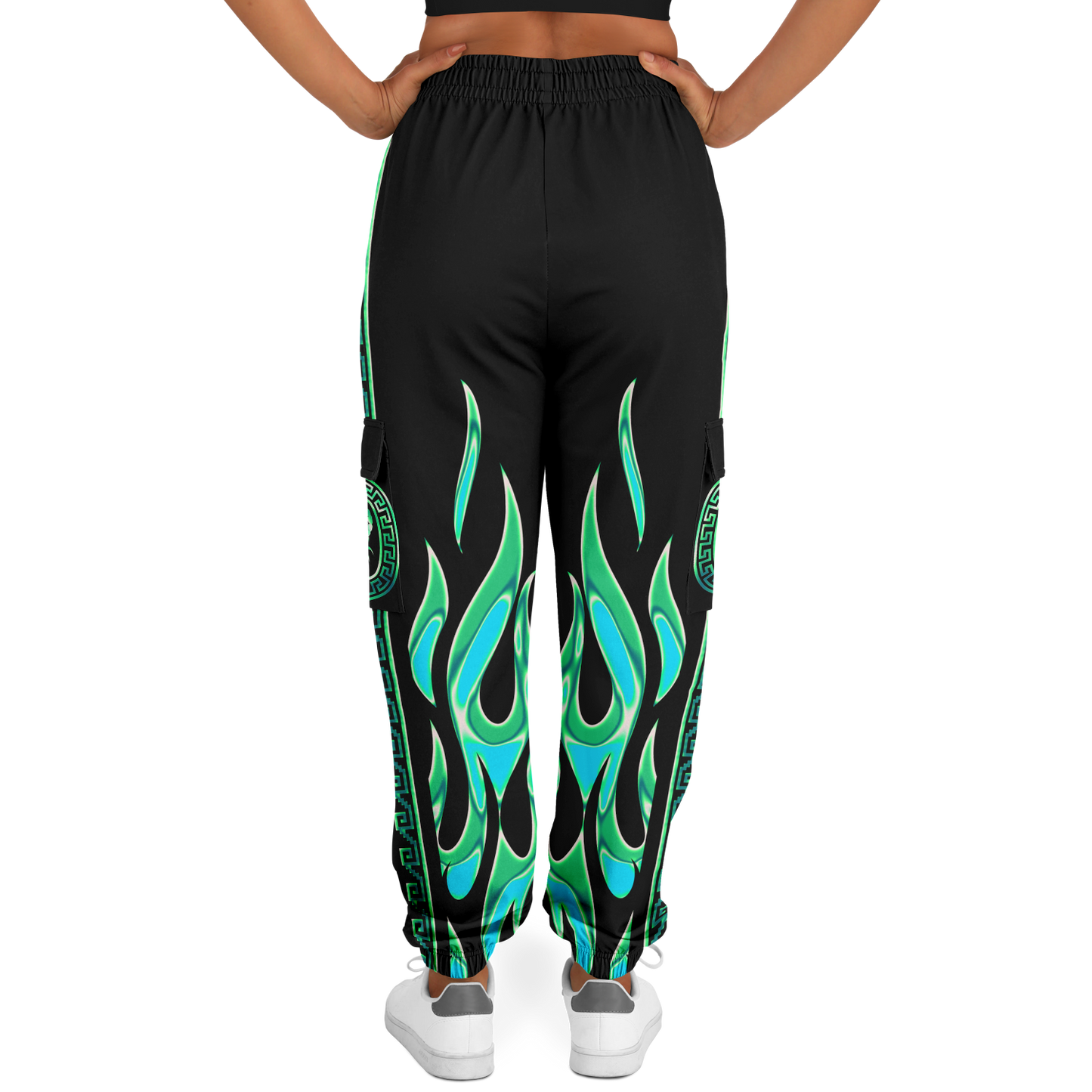 Green Chrome Charro (Escorpión/Scorpion) - Unisex Cargo Joggers