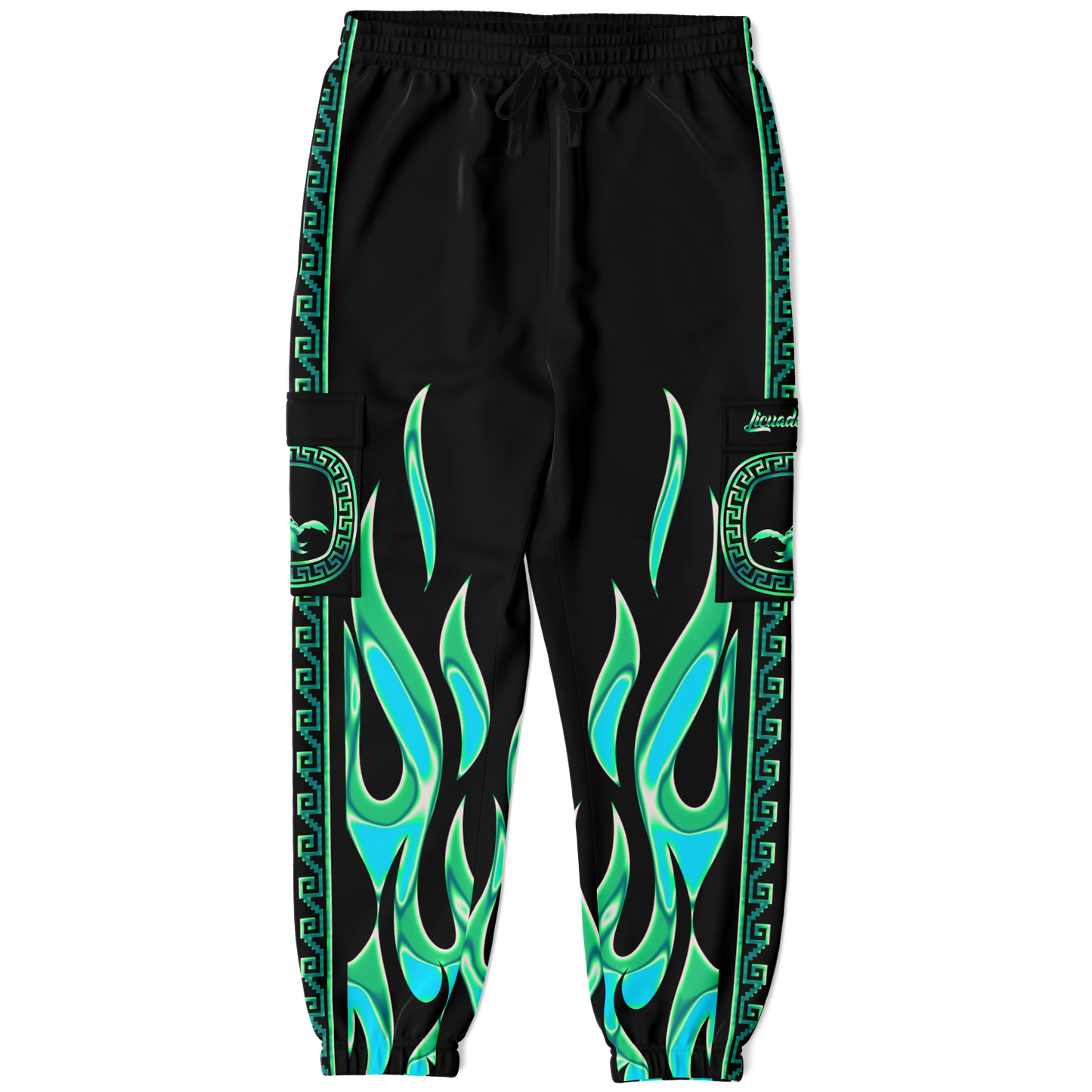 Green Chrome Charro (Escorpión/Scorpion) - Unisex Cargo Joggers