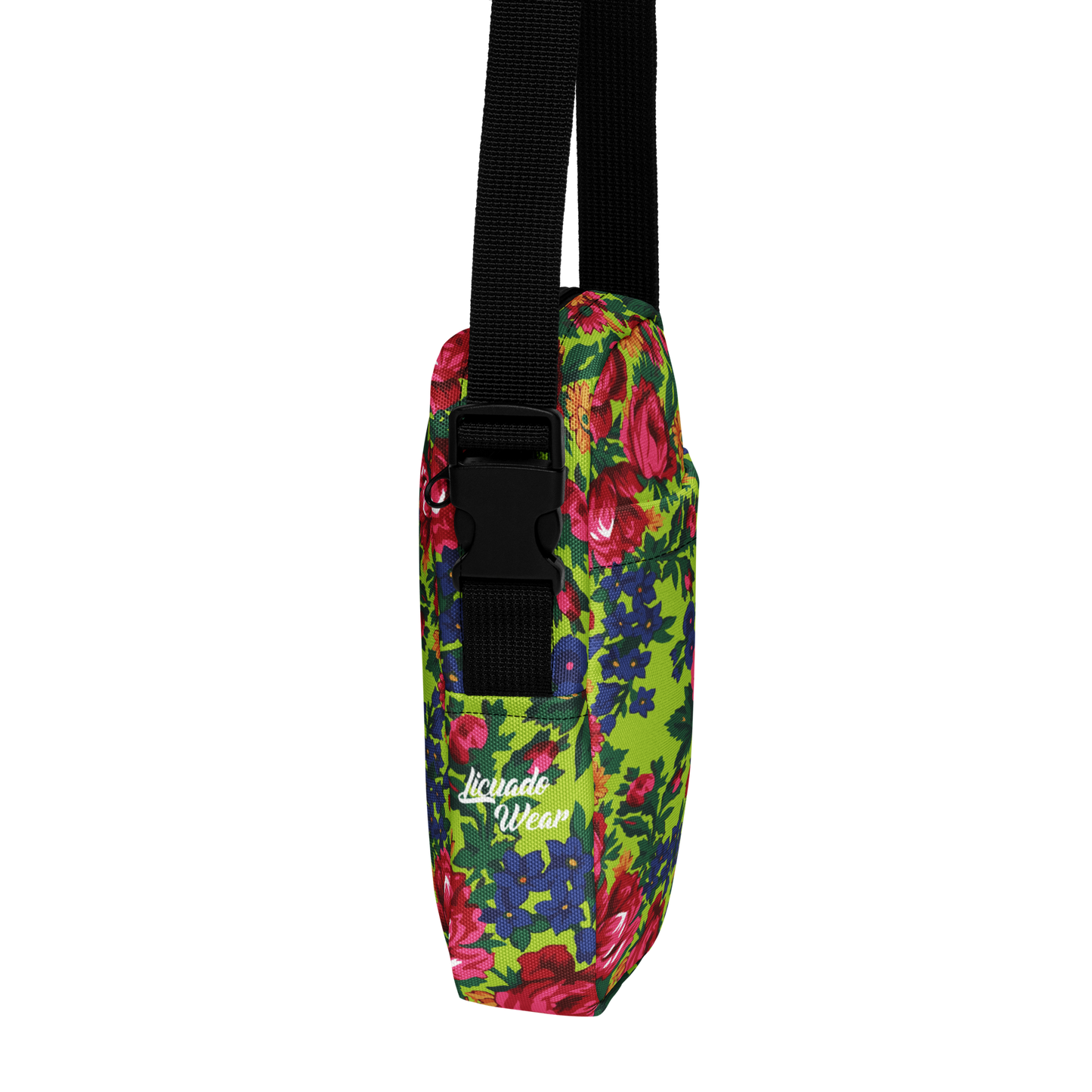 Green Floral - Unisex Crossbody Bag
