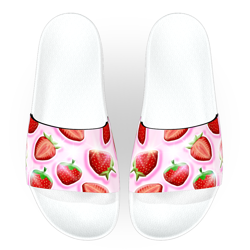 Juicy Fresas (Strawberries) 90s Baby - Unisex Slide Sandal