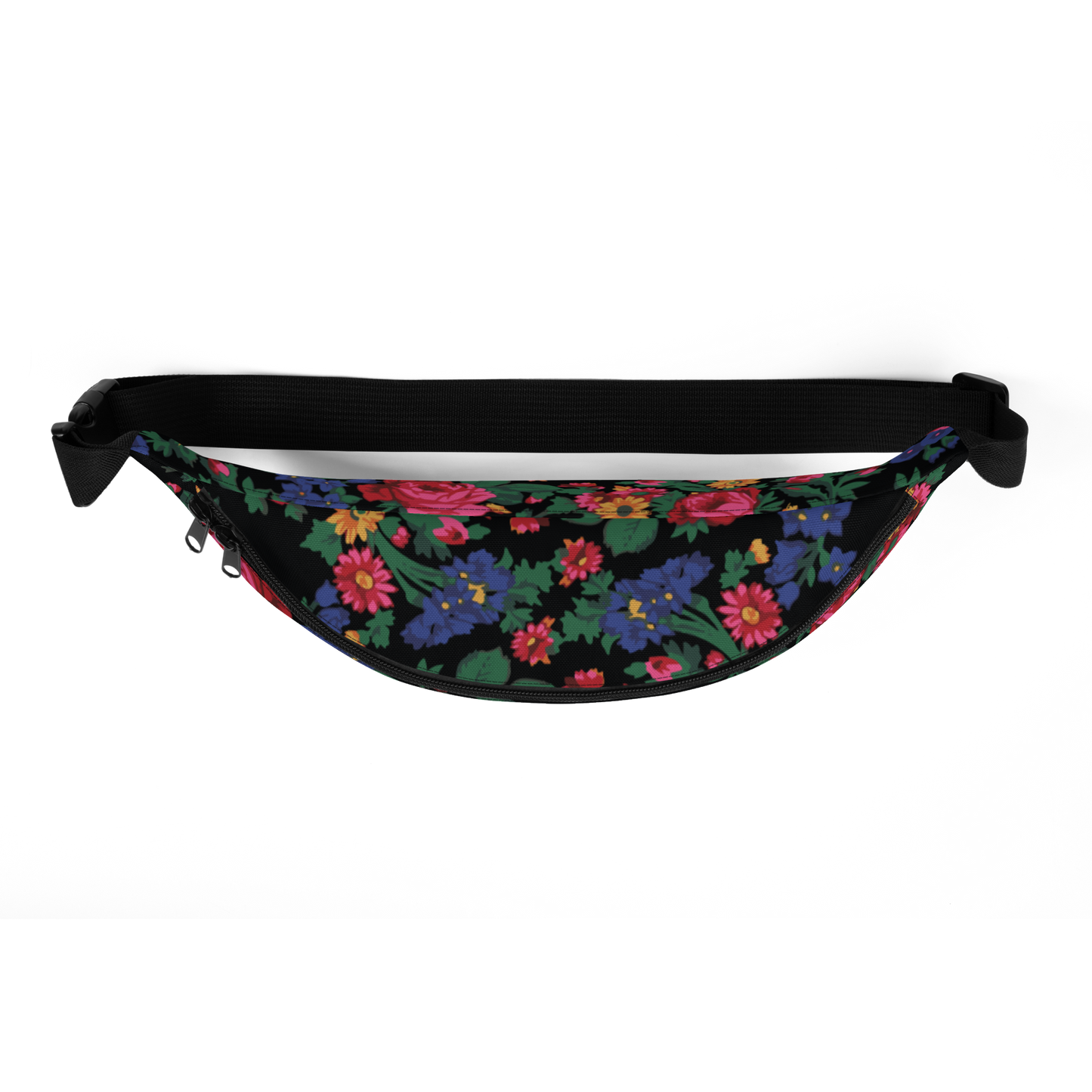 Kokum Floral (Black) - Fanny Pack