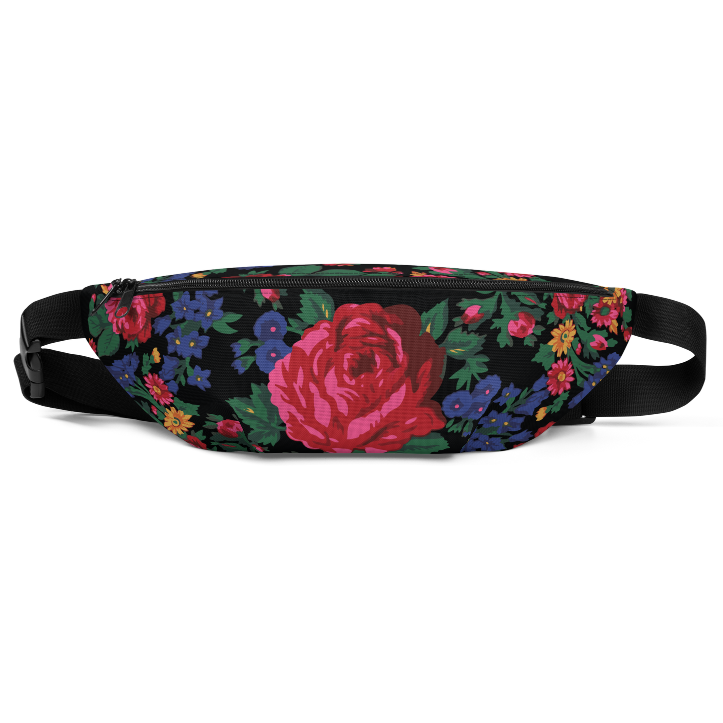 Kokum Floral (Black) - Fanny Pack