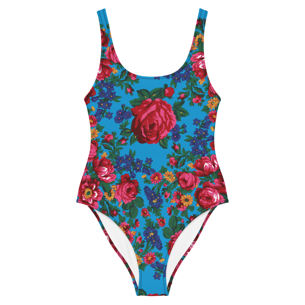 Kokum Floral (Blue) - One Piece Swimsuit