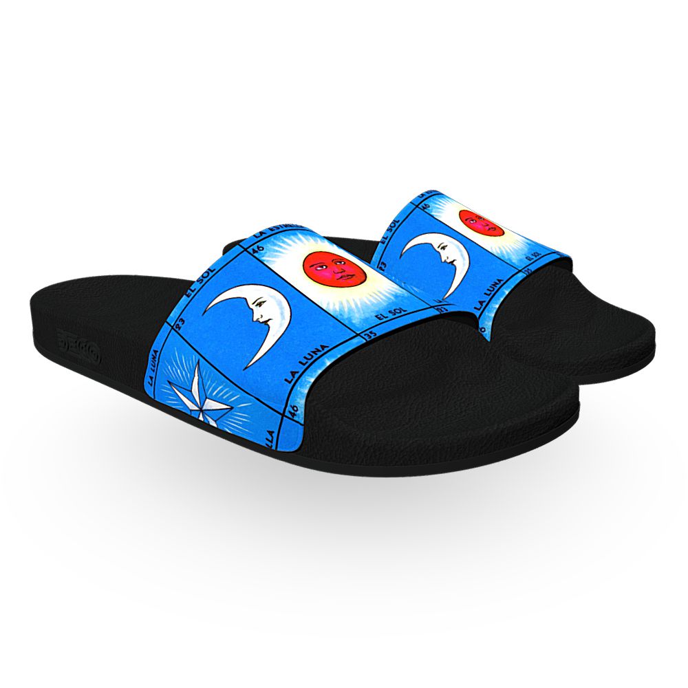 Lotería (Luna, Sol, Estrella) - Unisex Slide Sandal