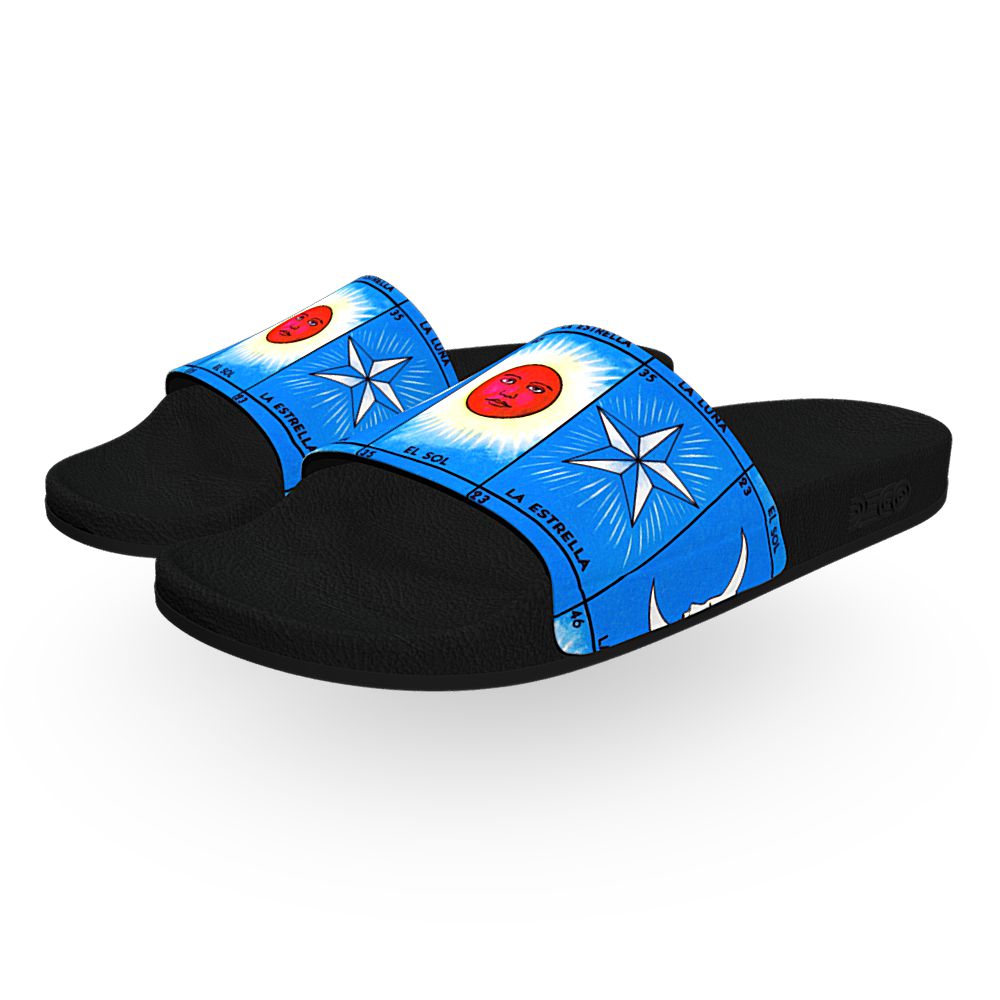 Lotería (Luna, Sol, Estrella) - Unisex Slide Sandal
