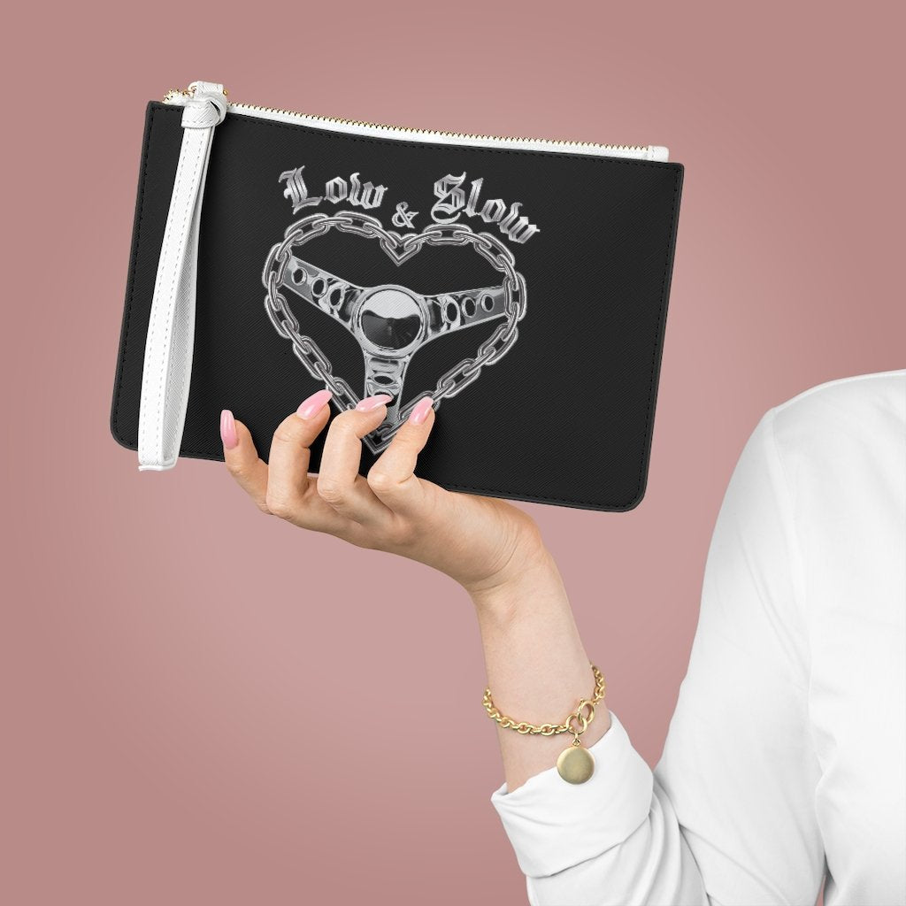 Low and Slow (Heart Chain Wheel) - Clutch Bag