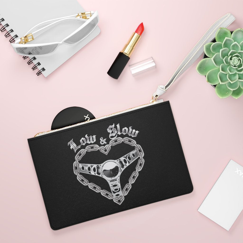 Low and Slow (Heart Chain Wheel) - Clutch Bag