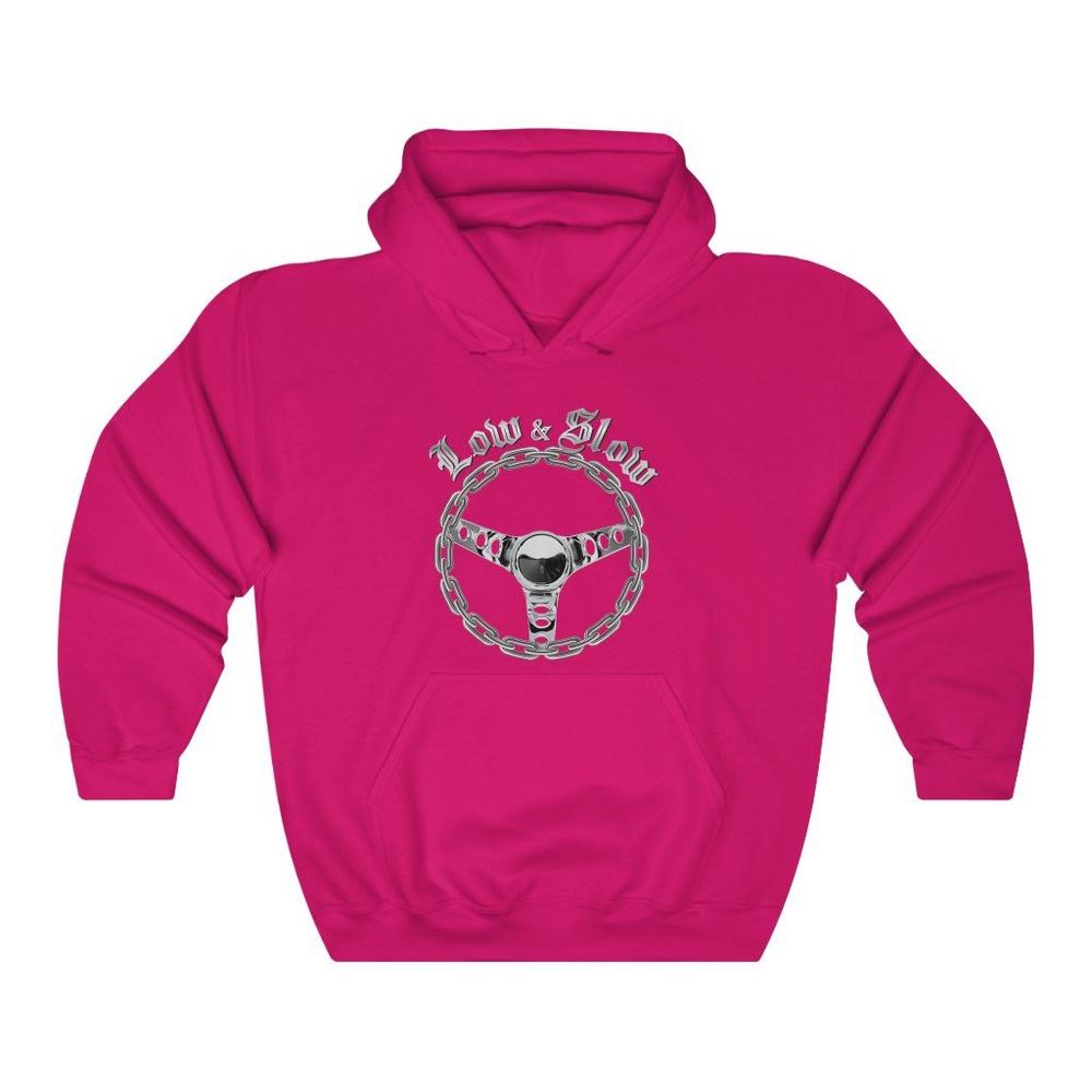 Low & Slow Round Chain Steering Wheel - Unisex Hoodie