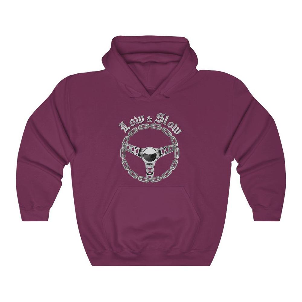 Low & Slow Round Chain Steering Wheel - Unisex Hoodie