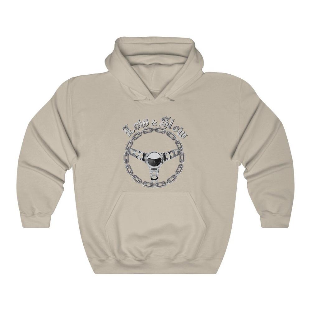 Low & Slow Round Chain Steering Wheel - Unisex Hoodie