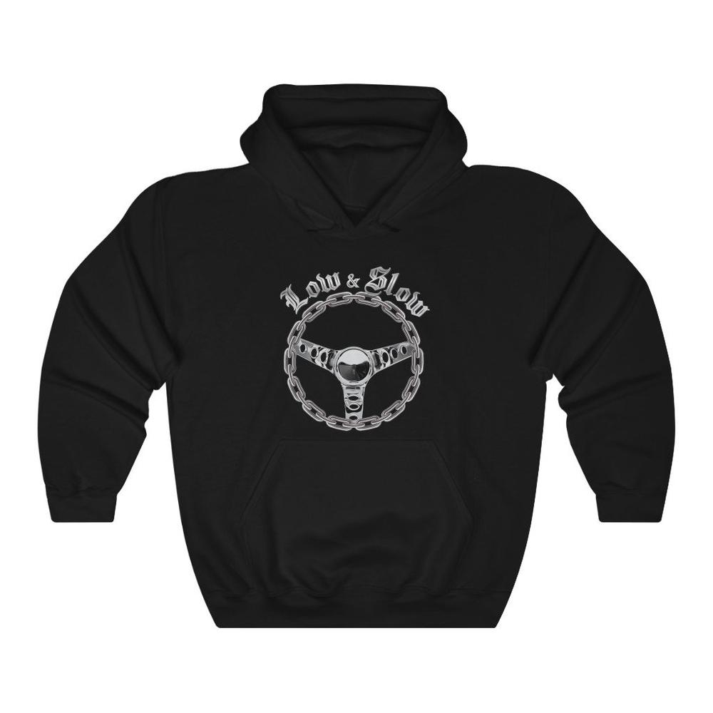 Low & Slow Round Chain Steering Wheel - Unisex Hoodie