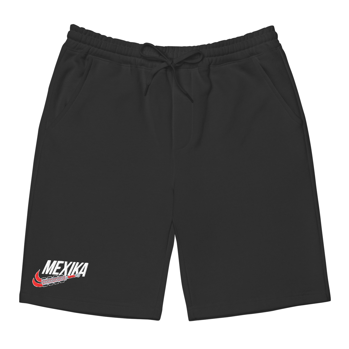 Mexika Macuahuitl - Embroidered Unisex / Men's Fleece Shorts