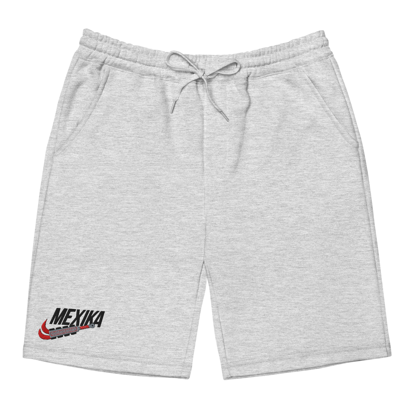 Mexika Macuahuitl - Embroidered Unisex / Men's Fleece Shorts