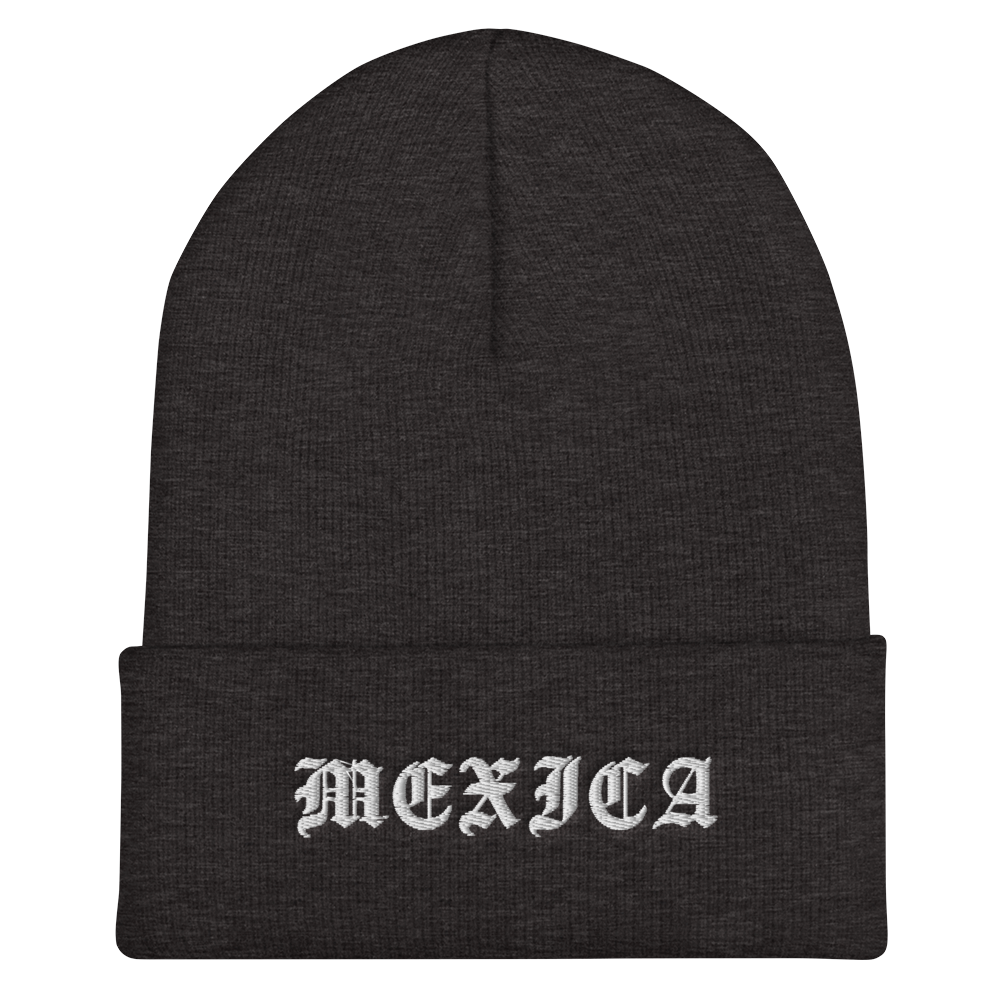Mexica - Embroidered Cuffed Beanie