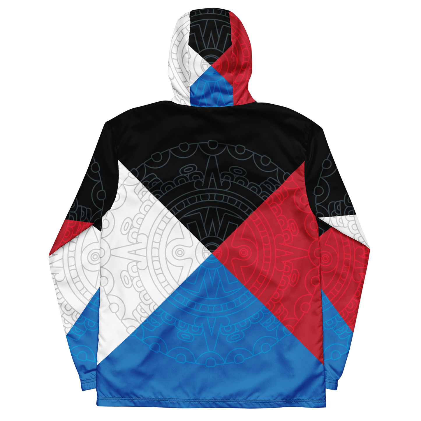 Mexica Nahui Ollin Four Directions - Unisex Windbreaker Jacket