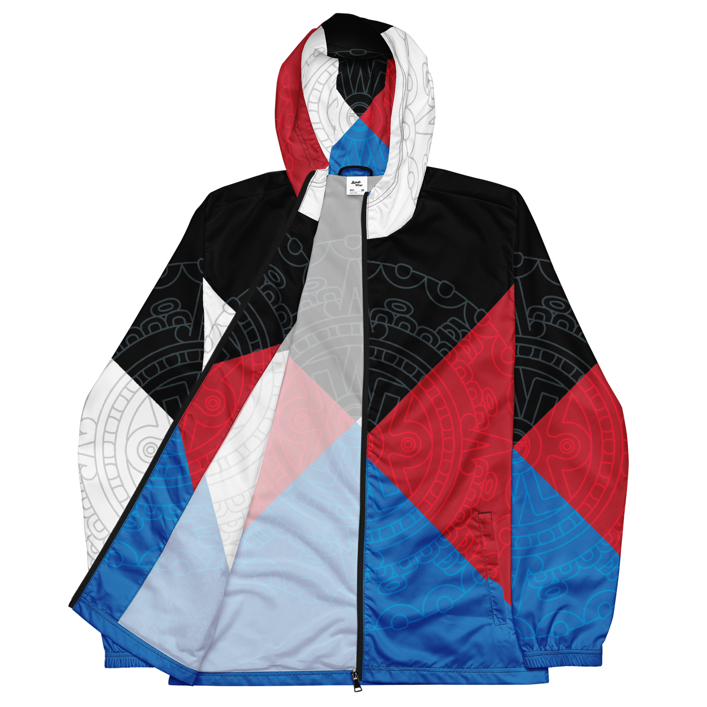 Mexica Nahui Ollin Four Directions - Unisex Windbreaker Jacket