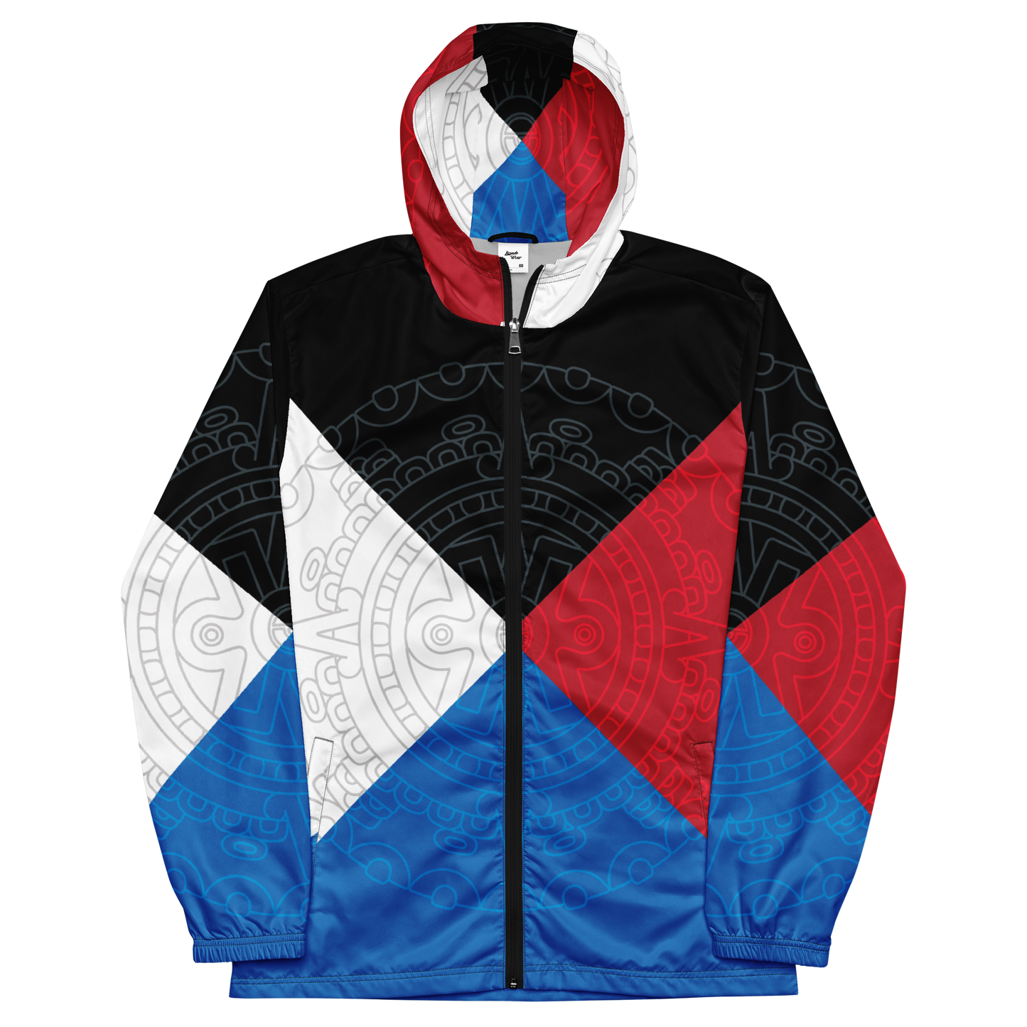 Mexica Nahui Ollin Four Directions - Unisex Windbreaker Jacket
