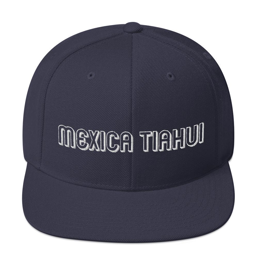 Mexica Tiahui - Embroidered Snapback Hat - Licuado Wear