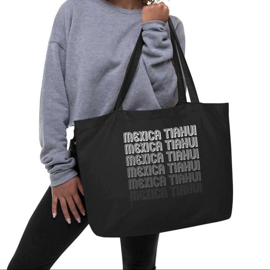 Mexica Tiahui - Large organic tote bag - Licuado Wear