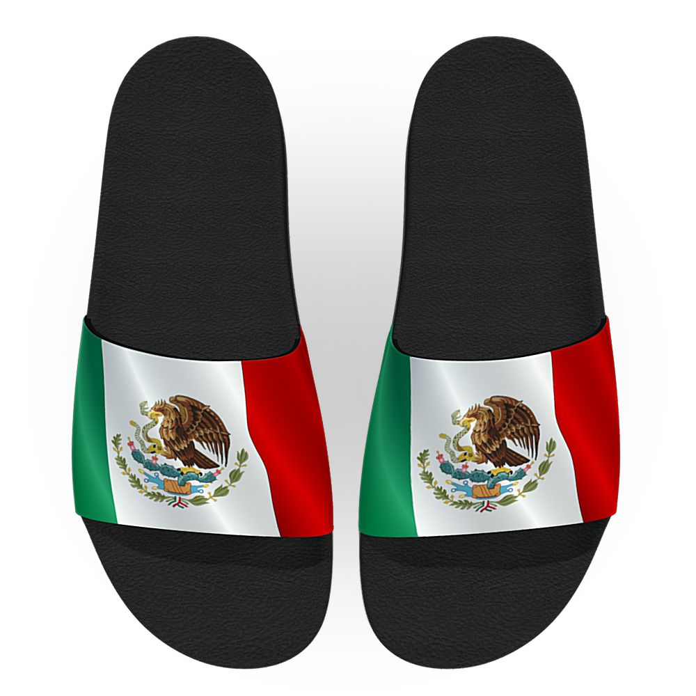 Mexico Bandera - Unisex Slide Sandal