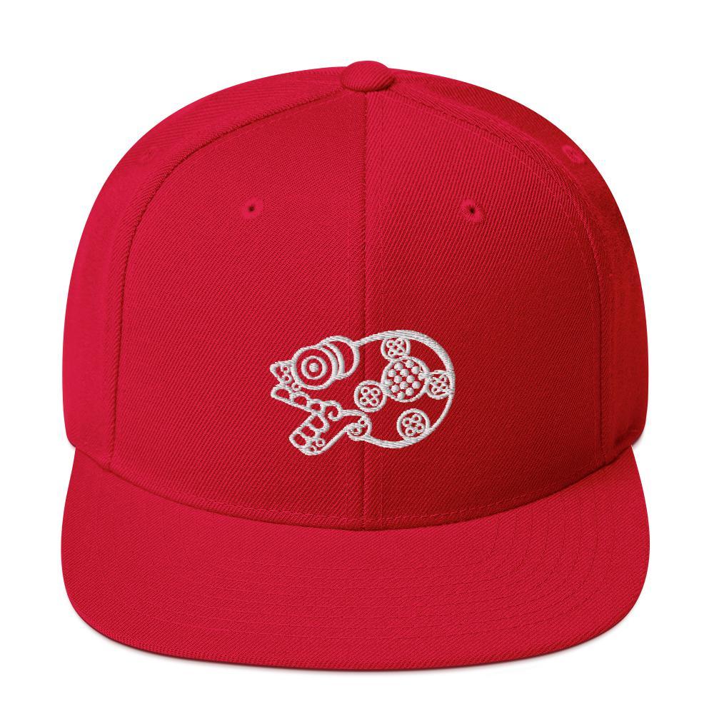 Mictlantecuhtli (Lord of the Dead) - Embroidered Snapback Hat-Hats-Licuado Wear