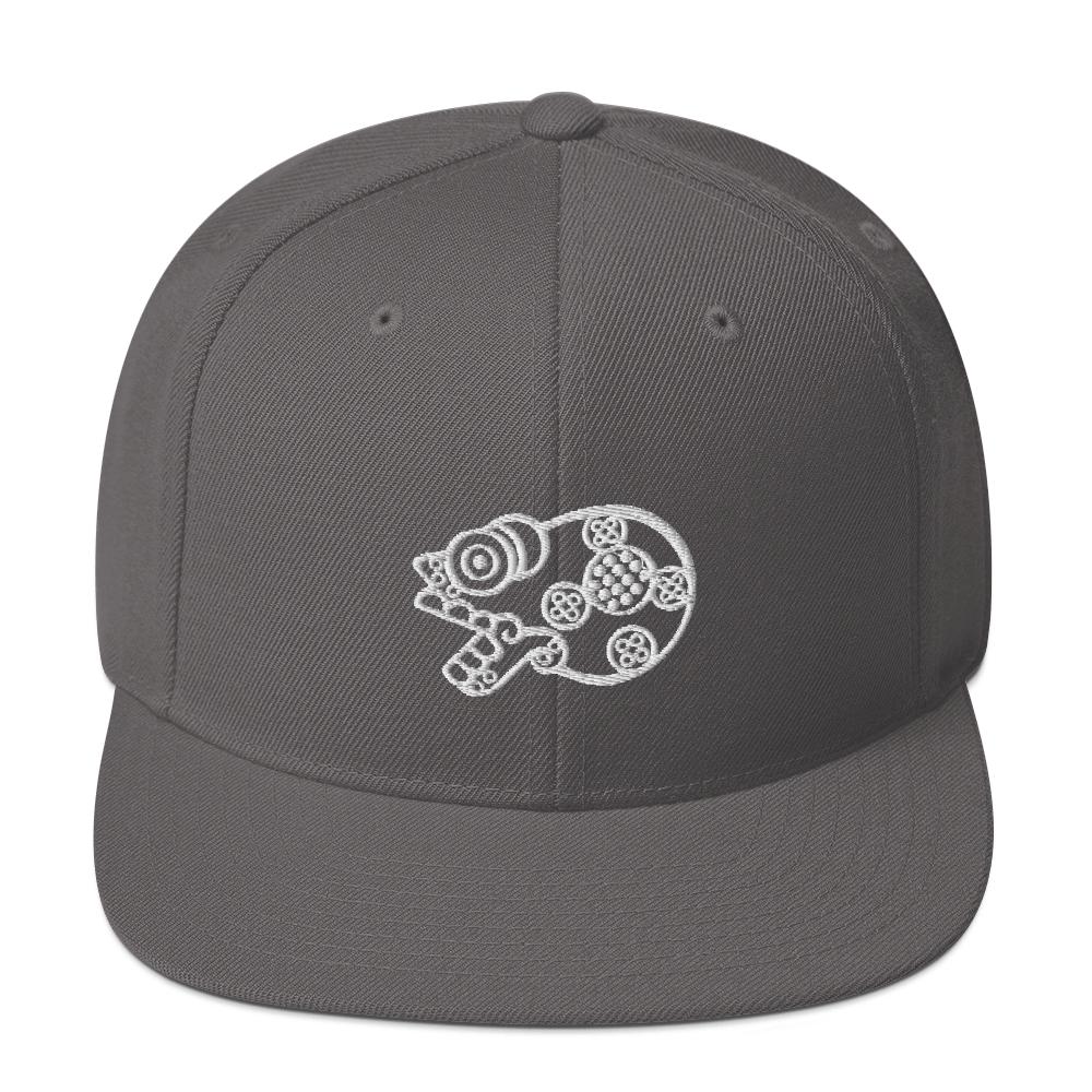 Mictlantecuhtli (Lord of the Dead) - Embroidered Snapback Hat-Hats-Licuado Wear