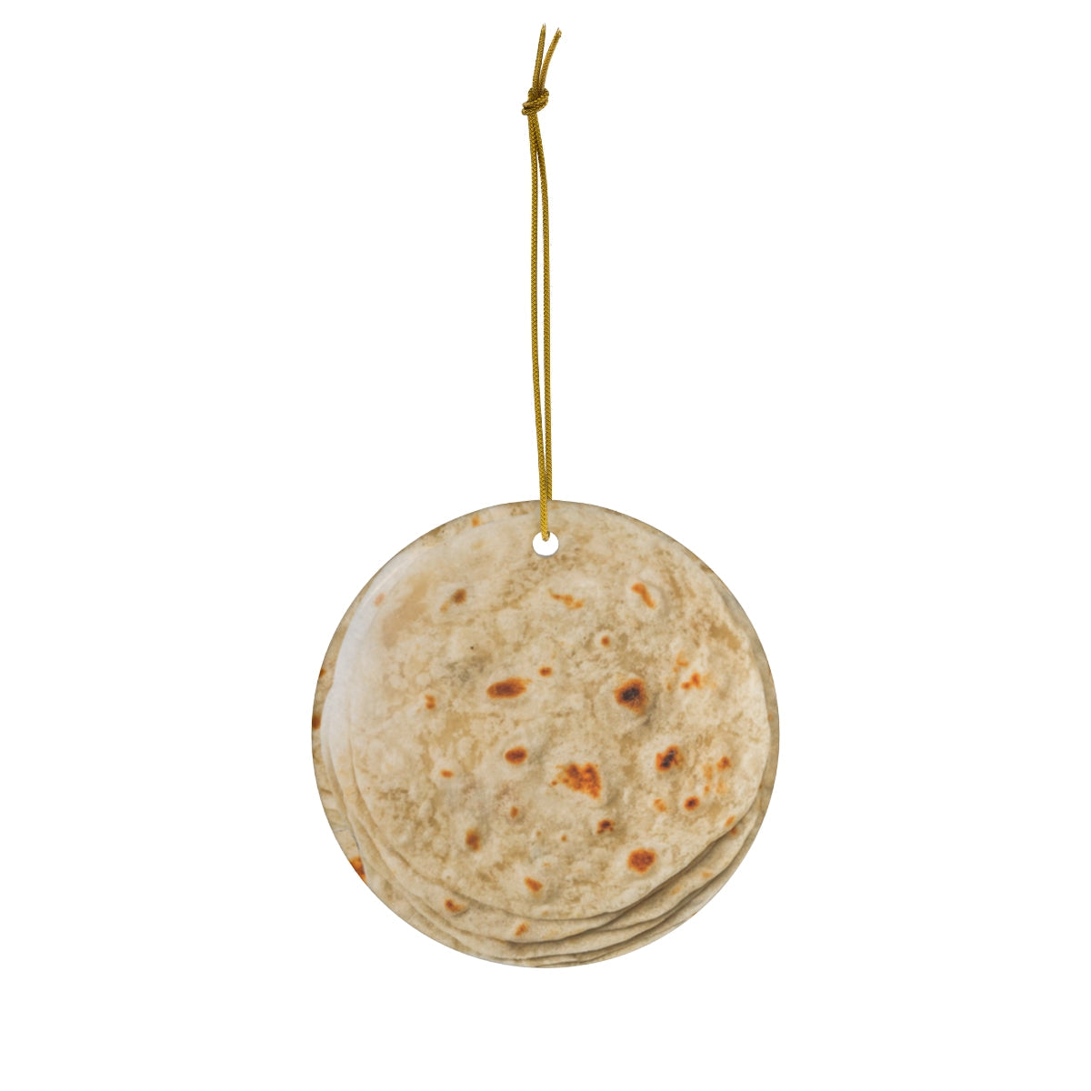 Mini Flour Tortillas - Ceramic Ornament