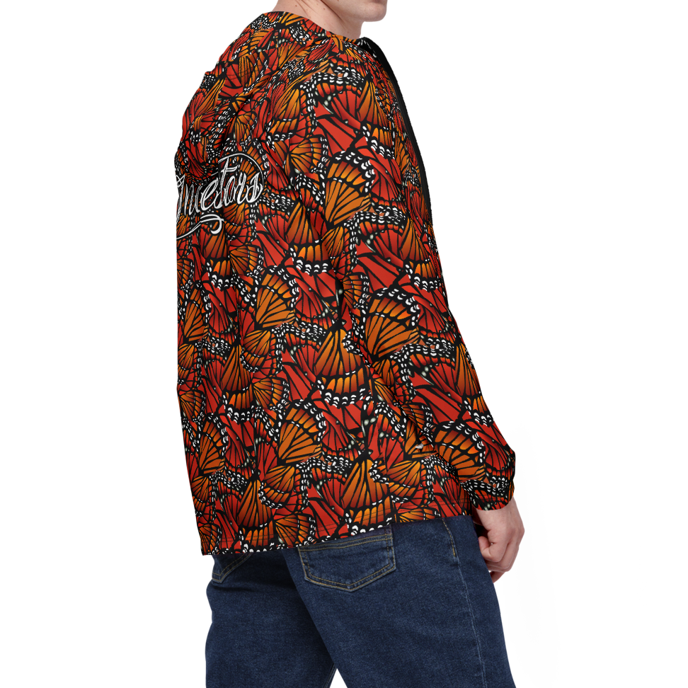 Monarch Ancestors (Zacuanpapalotl) - Unisex Windbreaker Jacket