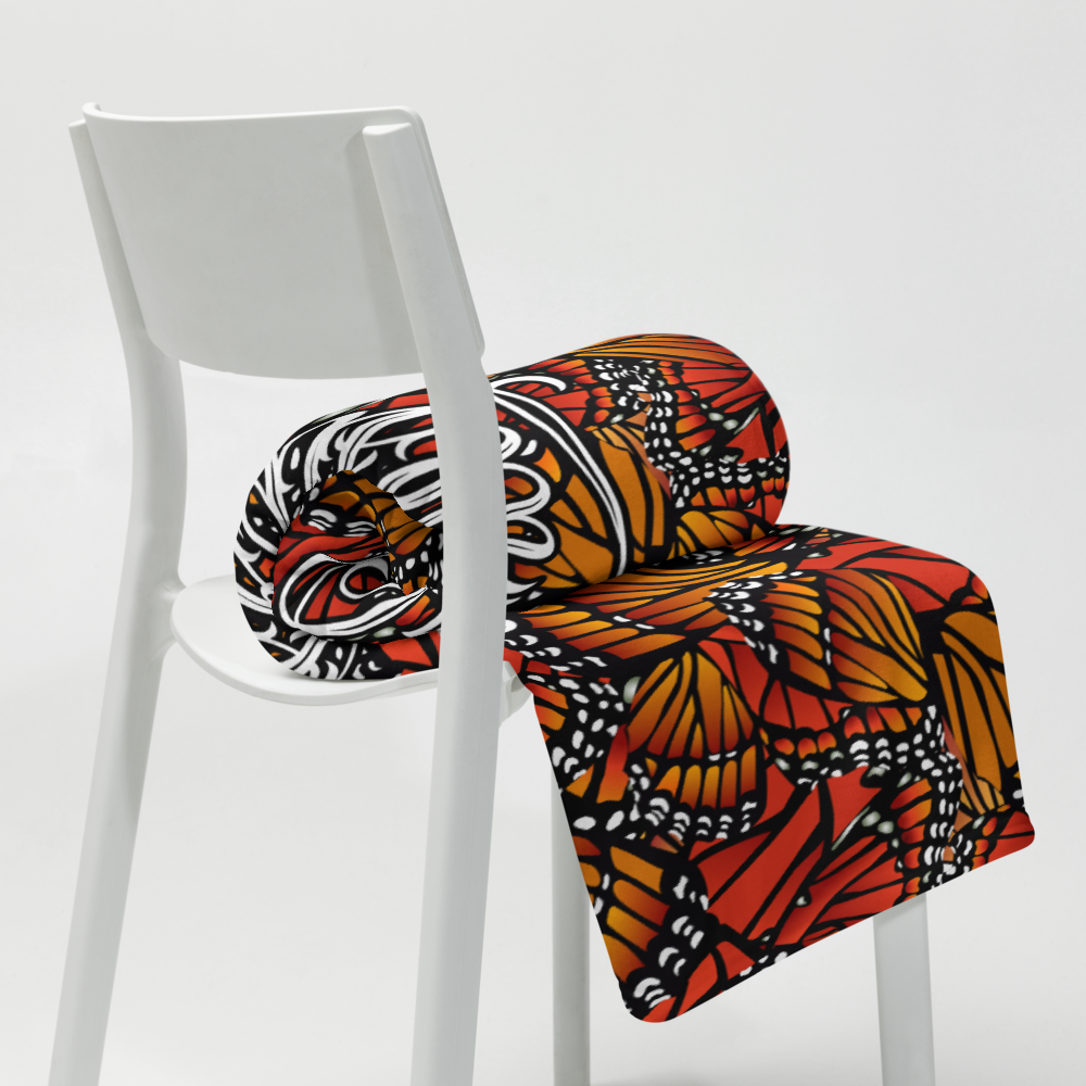 Monarch (Zacuanpapalotl) Ancestors - Throw Blanket