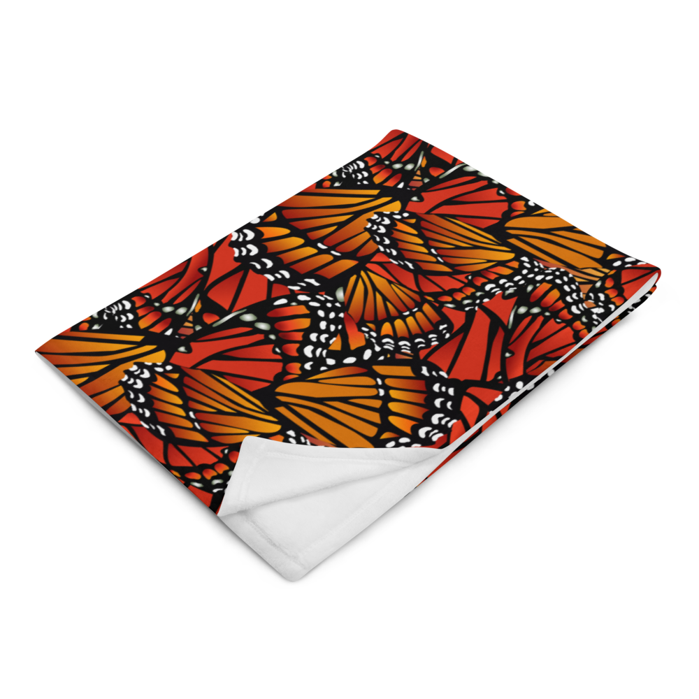 Monarch (Zacuanpapalotl) Ancestors - Throw Blanket