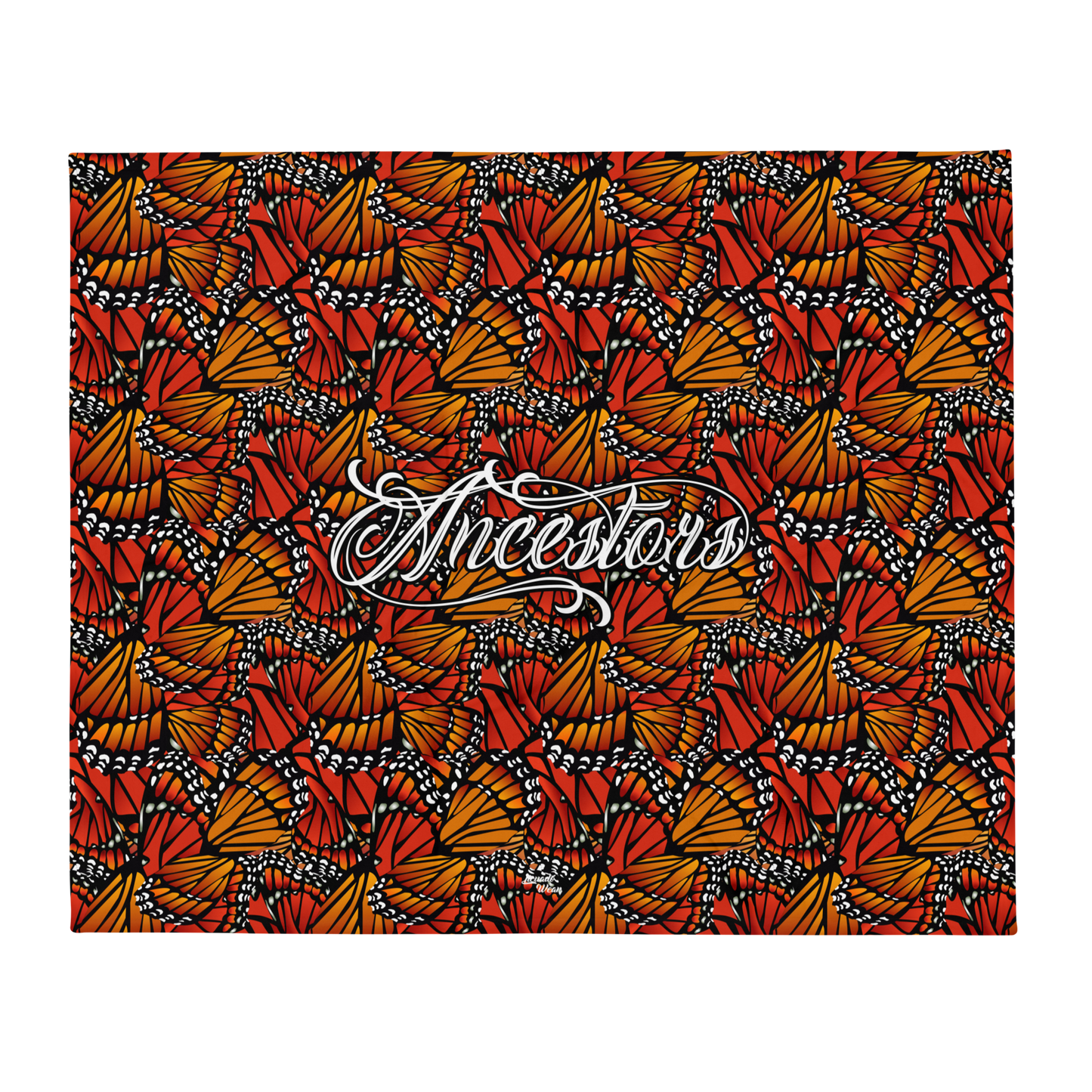 Monarch (Zacuanpapalotl) Ancestors - Throw Blanket
