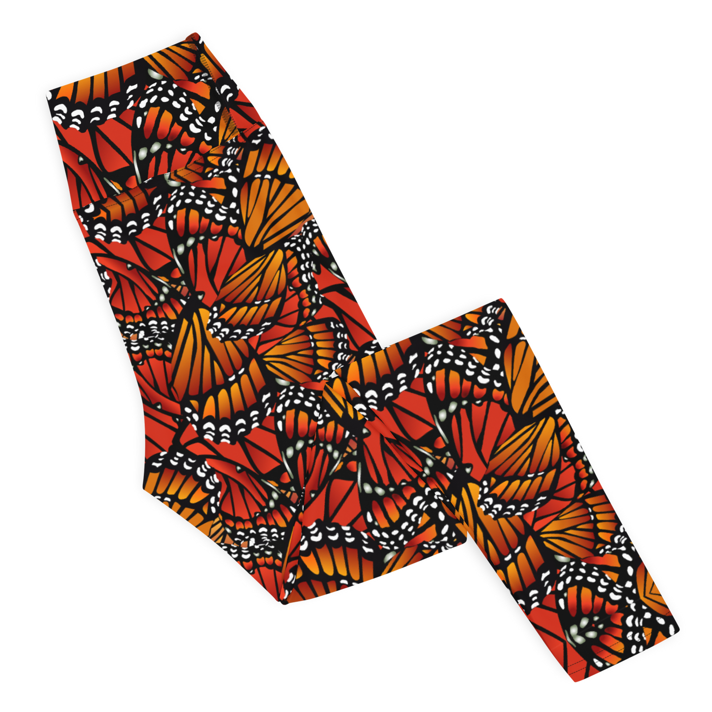 Monarch (Zacuanpapalotl) - High Waist Leggings