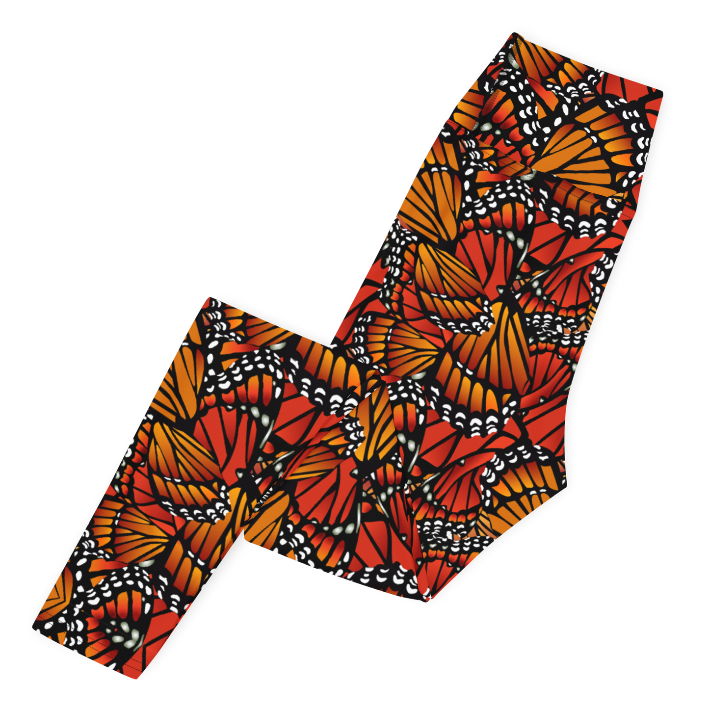 Monarch (Zacuanpapalotl) - High Waist Leggings