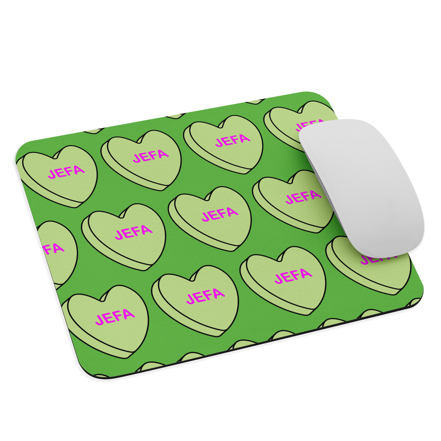 Jefa Candy Conversation Heart - Mouse pad