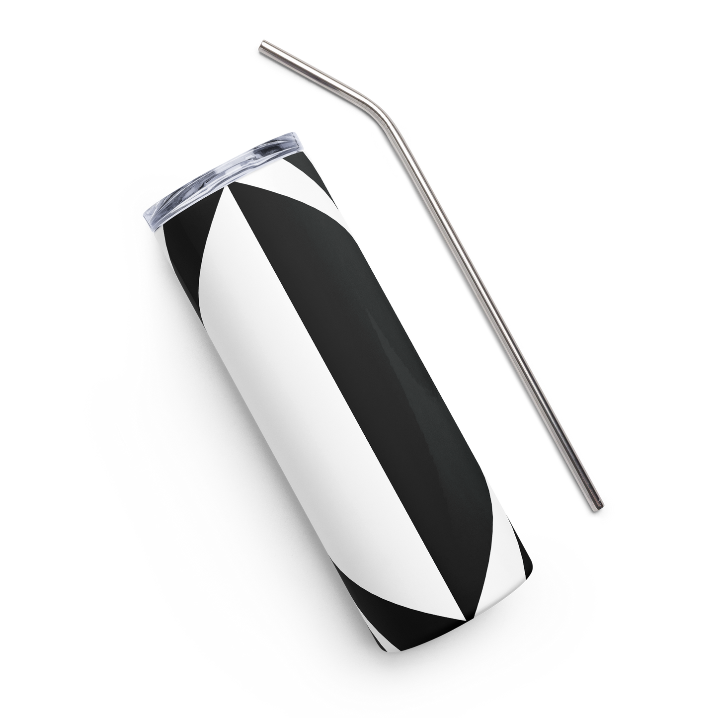 Nahui Papalotl or Hunab Ku (Black & White) - 20 oz. stainless steel hot & cold tumbler