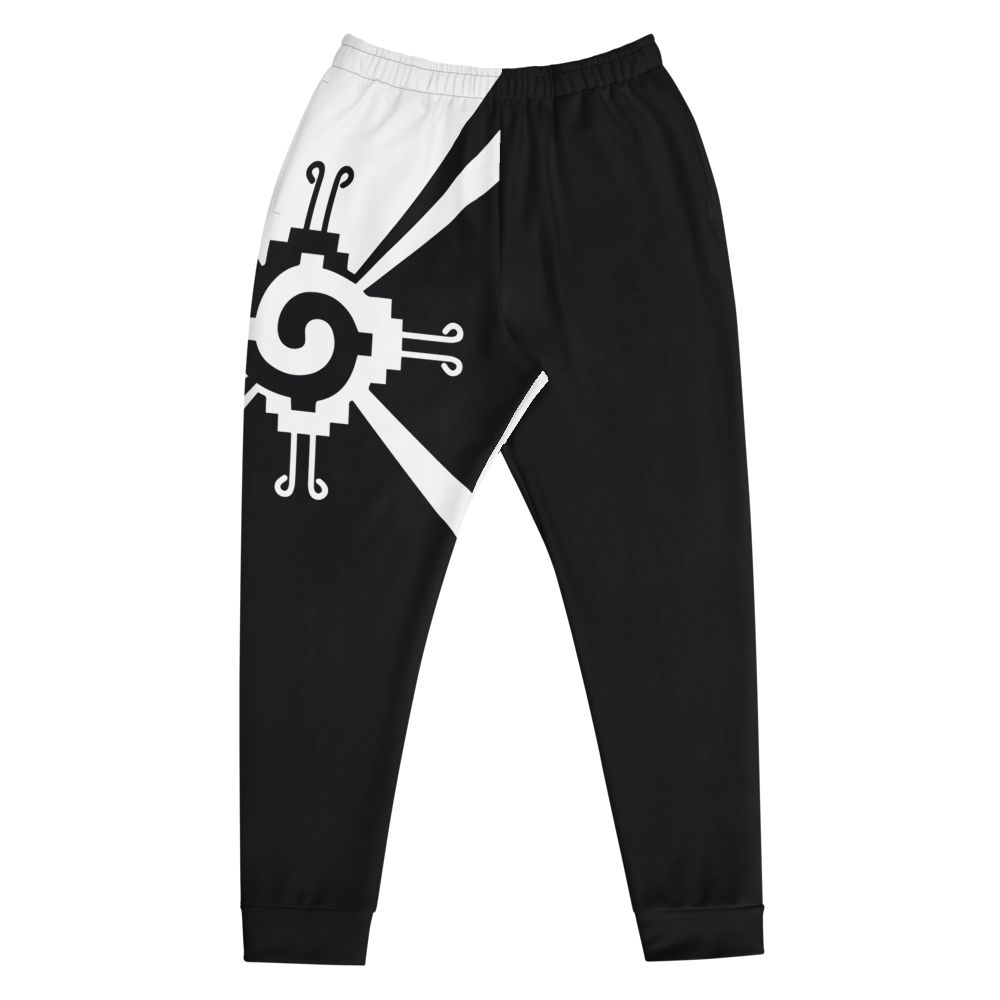 Nahui Papalotl or Hunab Ku (Black & White) - Unisex Joggers