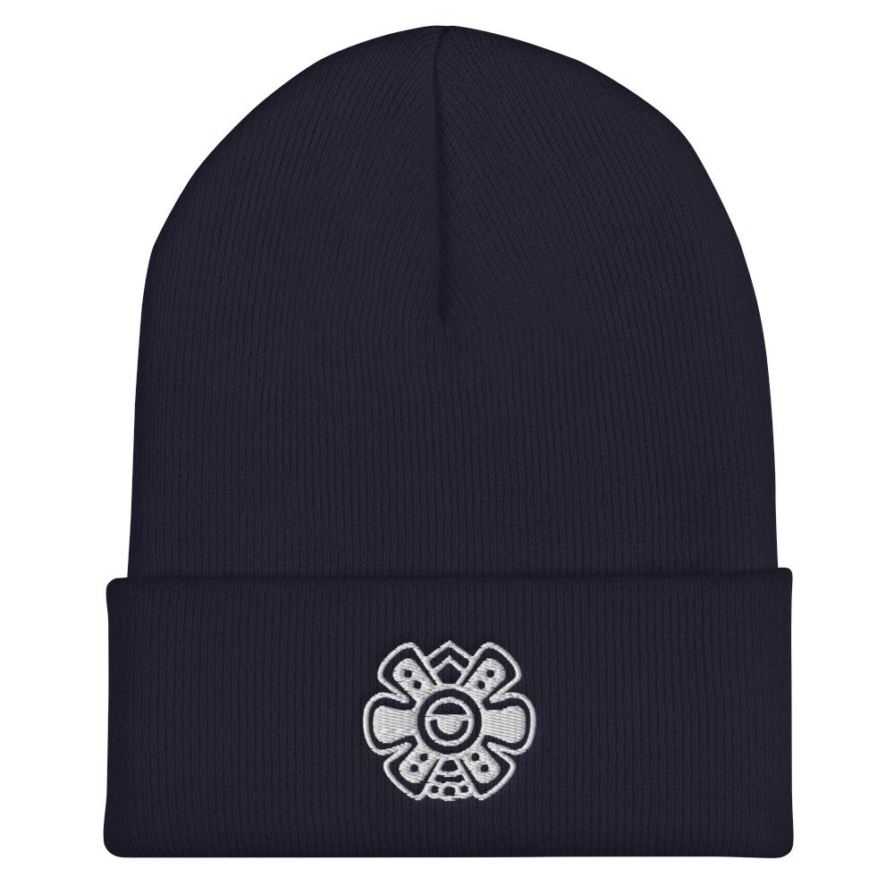 Ollin (Movement) - Embroidered Cuffed Beanie