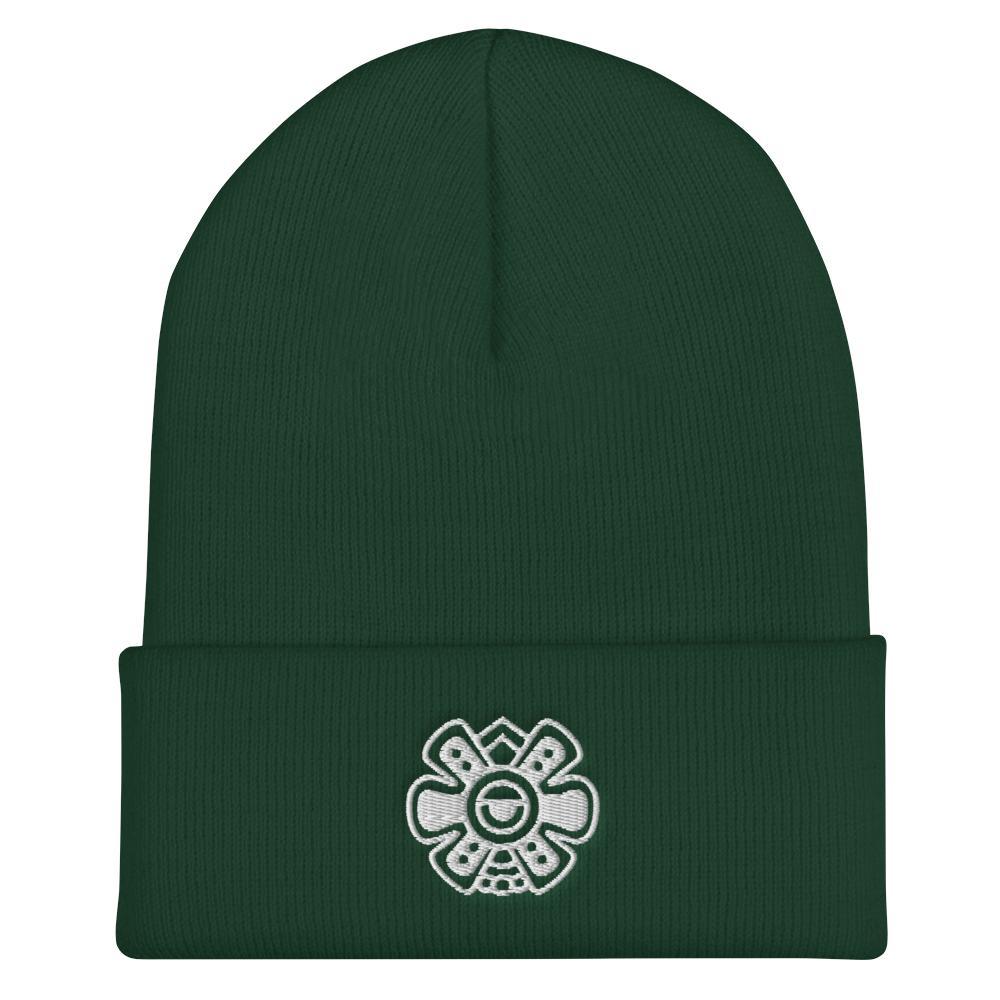 Ollin (Movement) - Embroidered Cuffed Beanie