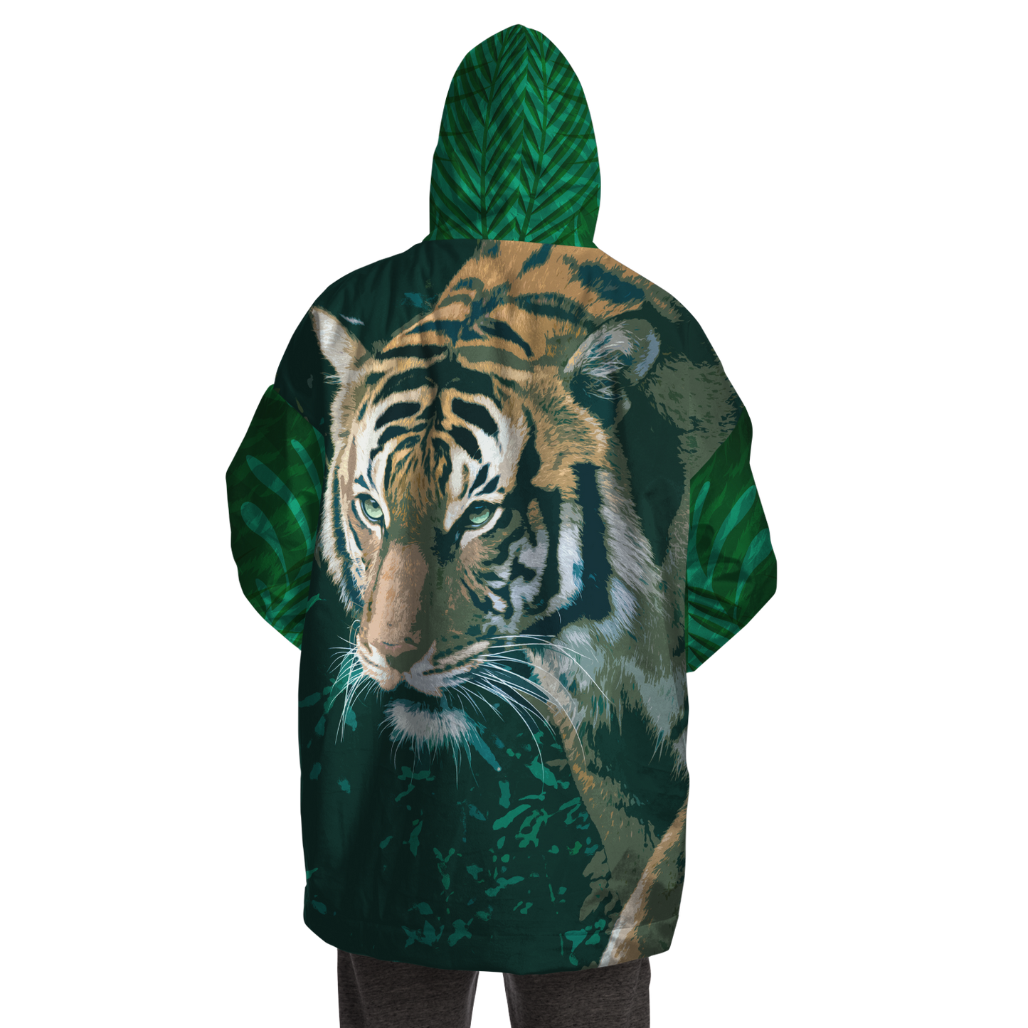 Orange Jungle Tiger - Cobija Hoodie
