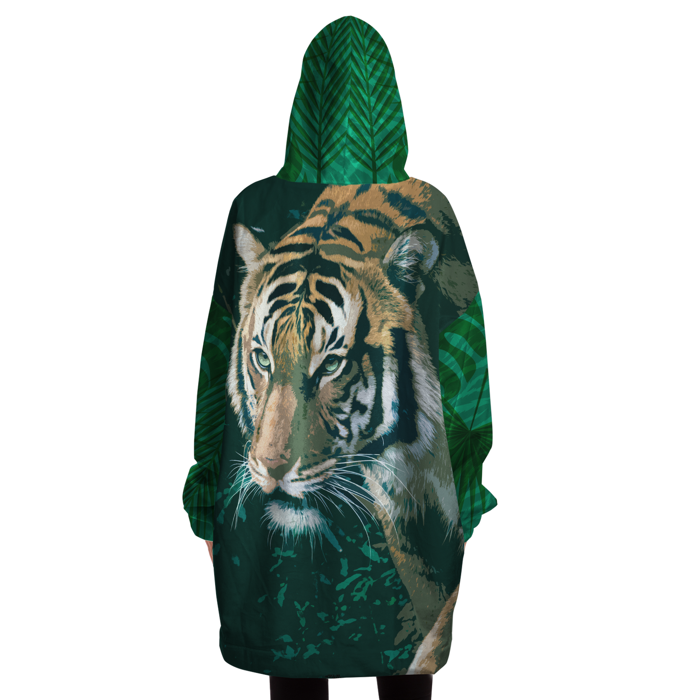 Orange Jungle Tiger - Cobija Hoodie