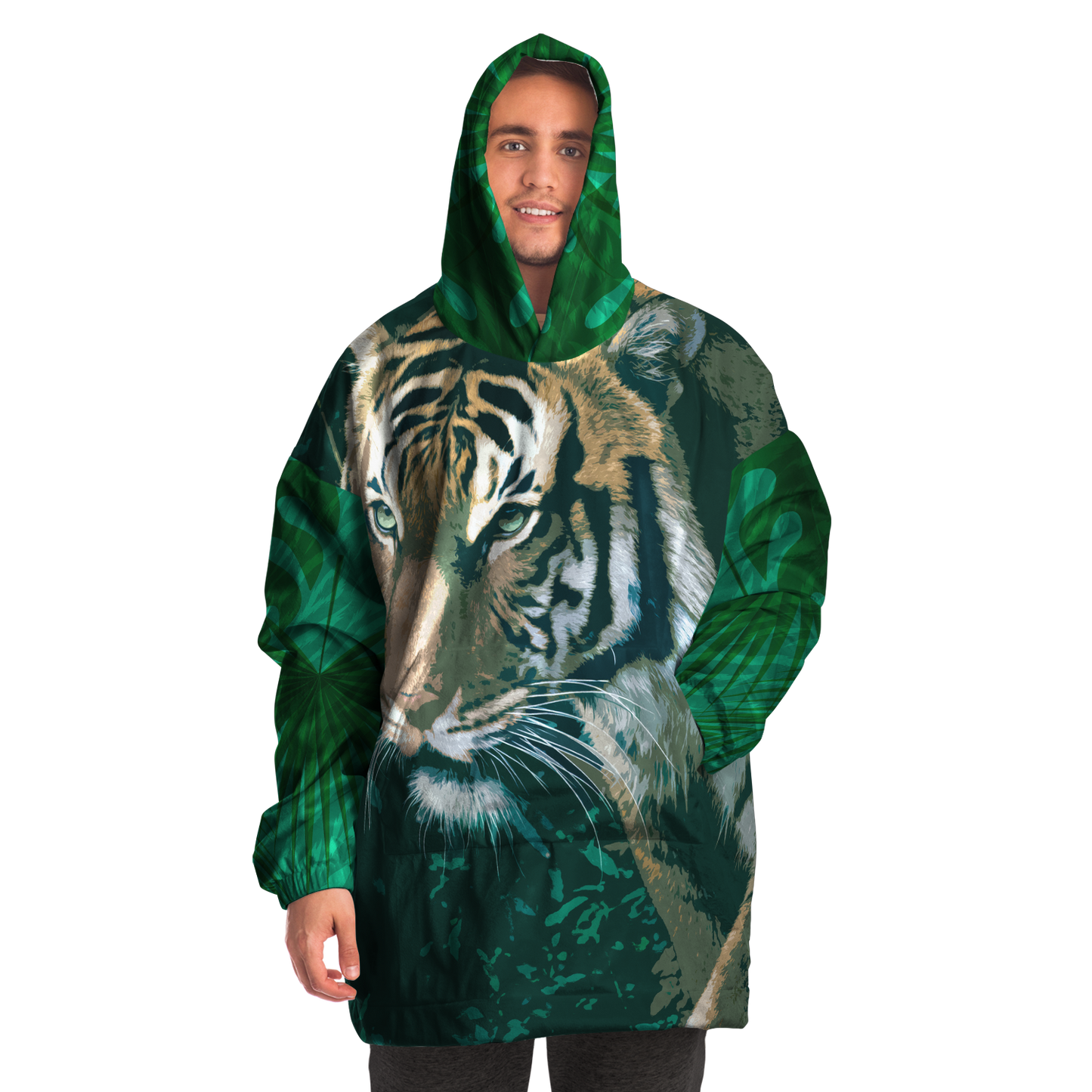 Orange Jungle Tiger - Cobija Hoodie